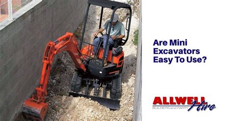 are mini excavators easy to use|operating a mini excavator.